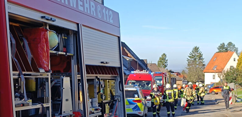 Feuerwehr-Großeinsatz in Obernkirchen