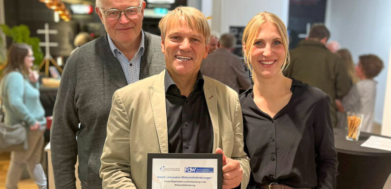 Wirtschaftsförderung Stadthagen erhält Wifö-Award „Innovative Wirtschaftsförderungen“ 2025