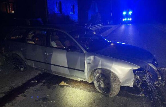 Seggebruch: Audi-Fahrer verliert Kontrolle und fährt gegen Grundstücksmauer