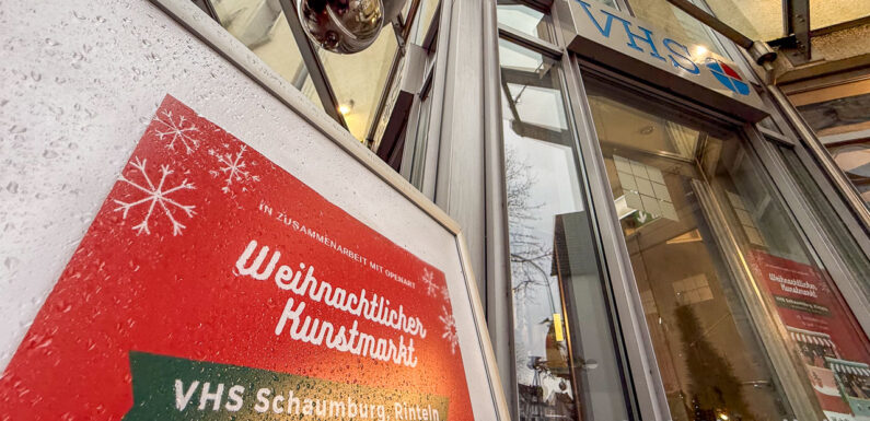 Mitmach-Aktionen und kreative Adventsstimmung: Weihnachtlicher Kunstmarkt der VHS in Rinteln