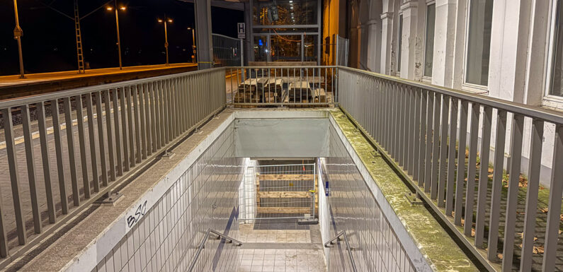 Bahnhof in Bückeburg bis Juli 2026 ohne Aufzüge