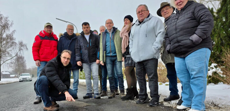 Auhagen: Schäden an der Landesstraße 445 bereiten Gemeinderat große Sorge